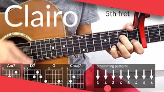 Sofia Clairo Guitar Tutorial  Chords Strumming [upl. by Yorke]