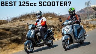 Suzuki Access 125 vs Honda Activa 125  Comparison Video Review  ZigWheels India [upl. by Robbin370]