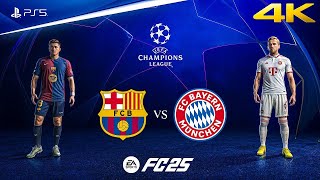 FC 25  Barcelona vs Bayern Munich Ft Yamal Harry Kane  UEFA Champions League  PS5™ 4K60 [upl. by Annij]