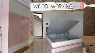 Plywood work  bedroom wardrobe design work  modular carpenter  kitchen work [upl. by Trebled]