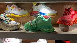 FAKE DESIGNER SHOES IN TURKEY FAKE SHOES FAKE DESIGNER CLOTHES FAKE MARKET SPREE 4k [upl. by Jessalin583]