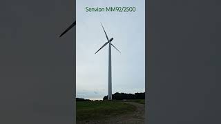 Senvion MM922500  WP Bergbossendorf greenenergy windkraft windturbine renewableenergy [upl. by Nahtnoj896]