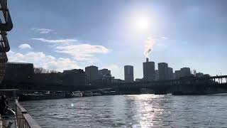 River Seine Cruise Paris January 2024 [upl. by Reffinnej]