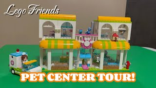 LEGO PET CENTER TOUR LEGO Friends [upl. by Leraj]