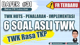 Bocoran Soal TWK Rasa TKP  FR TWK SKD CPNS 2024 [upl. by Aicilyhp392]