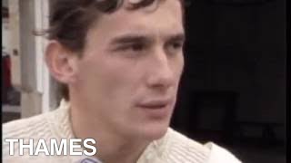 Ayrton Senna interview  Formula one  British Grand Prix  Thames news  1984 [upl. by Eiramanitsirhc39]