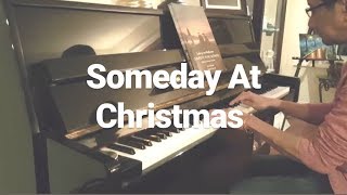 Someday at Christmas piano cover by Praben [upl. by Ahsatsan]