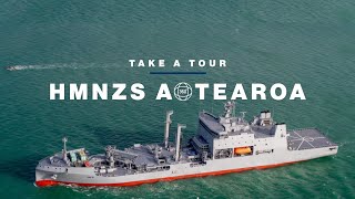 Take a Tour HMNZS AOTEAROA [upl. by Lietman]