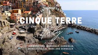 Top 10 Must Do Things in Cinque Terre Italy  Cinque Terre  Travel to Italy  Holiday in Italy [upl. by Atinoj]