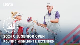 2024 US Senior Open Highlights Round 3 Extended Action from Newport Country Club [upl. by Heng]