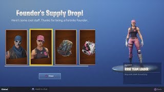 How To Claim Your Founders Skins When You Buy Save The World Rose Team Leader and Warpaint Skins [upl. by Nyrrat]