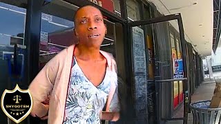 Shoplifter Starts Fire to Cover Her Theft [upl. by Atsylac]