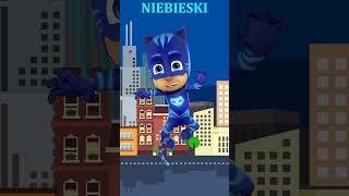 PJ Masks 3 kolory po Angielsku shortskid [upl. by Emelina]