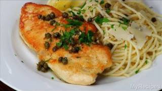 Chicken Piccata with Capers Recipe [upl. by Hiltan]