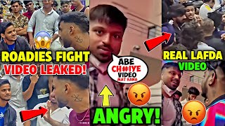 OMG😳 Mannu Chaudhary Real Fight Video Leaked  Mannu Chaudhary Roadies Fight With Singha [upl. by Anatak445]