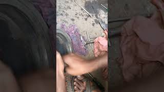 BAJAJ AUTO RICKSHAW 🛺 BRAKE MASTER CYLINDER KIT CHANGE AND BRAKE LINER KIT CHANGE PART 4 [upl. by Shari]