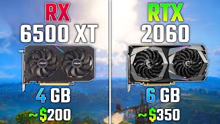 AMD RX 6500 XT vs RTX 2060  Test in 8 Games [upl. by Nica]