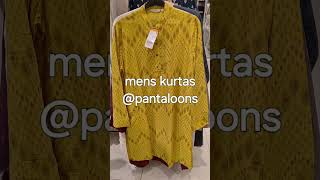 Mens kurtas from pantaloons 20 designs november 2024 collection menkurta menkurtadesign [upl. by Nodyroc]