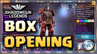 SURPRISE STRONGBOX OPENING The 12box theory  Shadowgun Legends [upl. by Daniel514]