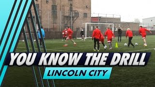 Crazy Football Assault Course  You Know The Drill  Lincoln City [upl. by Irtemed]