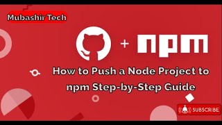 How to Push a TypeScript Project to npm  learn typescript [upl. by Catlin769]