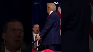 After 2 medical emergencies at his town hall Trump asks Secret Service to open the doors [upl. by Drisko]