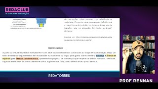 Tema de redação Enem o incentivo à prática de esportes para pessoas com deficiência [upl. by Doug]