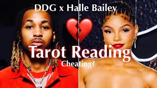 Halle Bailey and DDG Tarot Reading BREAK UP 💔 [upl. by Naujtna]