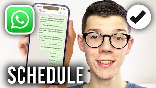 How To Schedule WhatsApp Messages On iPhone  Full Guide [upl. by Dleifniw]