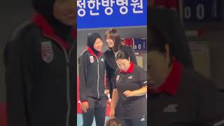 Han song yi fyp viralvideos shortvideos volleyball redsparks megawatihangestri [upl. by Lrad451]