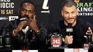 Jon Jones vs Stipe Miocic Press Conference Highlights UFC 309 [upl. by Uhp30]