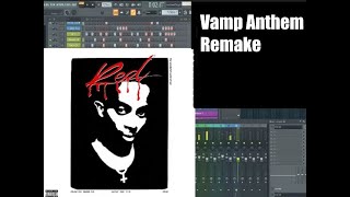 Playboi Carti  Vamp Anthem Instrumental Remake FL Studio Tutorial Free FLP [upl. by Hedwig]