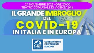 IL GRANDE IMBROGLIO DEL COVID19 IN ITALIA E IN EUROPA [upl. by Eilrahc]