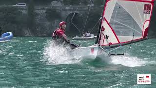 ACO 12th Musto Skiff Worlds 2023 at Lake Garda  best race clips so far [upl. by Avril]