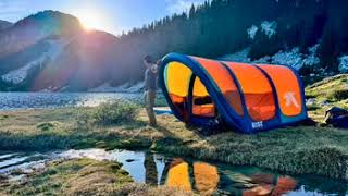 AirNEST RapidInflatable Shelter with BuiltIn Mattress [upl. by Townie]