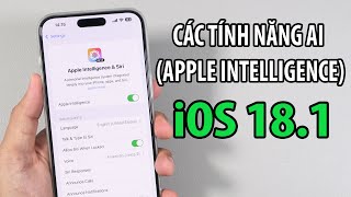 Các tính năng AI của Apple trong iOS 181 Apple Intelligence [upl. by Dellora282]