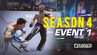 Karate Combat Season 4 Event 01  Levine vs De Castañeda  karateverse [upl. by Arait650]