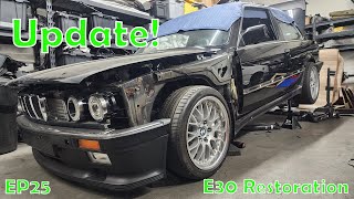 E30 Restoration EP25  Another Update On The ITB Turbo E30 Build [upl. by Grory76]