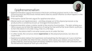 Epiphenomenalism [upl. by Speroni]