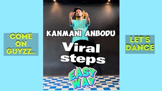 Kanmani anbodu detailing dance TUTORIAL  viral steps  Saji tarang  tarang dance company [upl. by Curley]