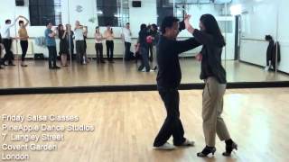 How to do Friday Salsa Adult Dance Class London  Pineapple Dance Studios Near Convent Gardens [upl. by Krahmer54]