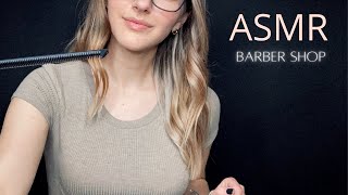 ASMR Barbershop  Relaxing Haircut l Soft Spoken Roleplay [upl. by Dressler389]