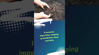 How Soil Naturally Filters Water 💧 springscientific farming soilquality [upl. by Ennahs]