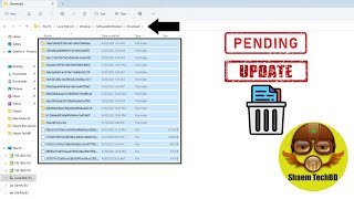 How to Delete Pending Updates on Windows 11  How to Delete Pending Windows Update Corrupted Update [upl. by Euqnimod206]