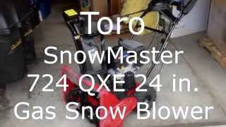 ❄️ Toro SnowMaster 724 QXE 24in Gas Snow Blower Short Review [upl. by Wagoner]