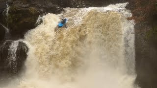 Scotland Whitewater Kayaking  Falls Of Falloch Orchy and Etive [upl. by Lanny221]