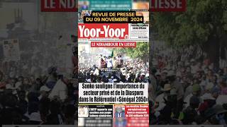 Wolof Revue de presse 🇸🇳du 09 novembre 2024part2 revuedepresse actualitesenegal mtdnews08 [upl. by Ethbin678]