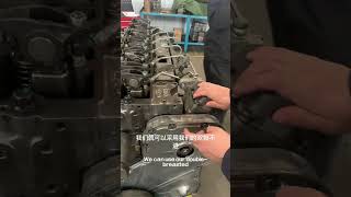 Engine overhaul QSL9 valve and adjustmentautomobile dieselengine excavator [upl. by Llerreg]