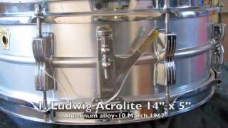 Ten classic snare drums [upl. by Fotina]