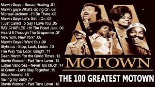 Motown Songs 70s 80s  The Four Tops Marvin Gaye Jackson 5 Al Green Stevie Wonder and more [upl. by Sonny559]